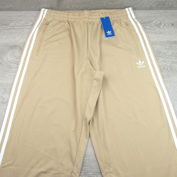 Adidas Originals Firebird Track Pants Mens Size Medium Beige NEW - Picture 3 of 15